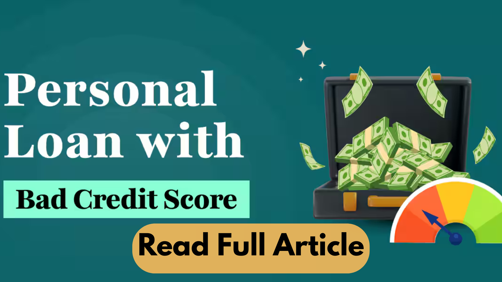 Personal Loan for Bad Credit – Fast Approval & Easy Application